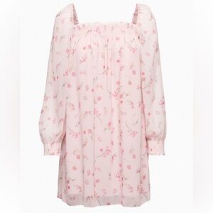 Wilfred Pink Floral Long Sleeve Dress